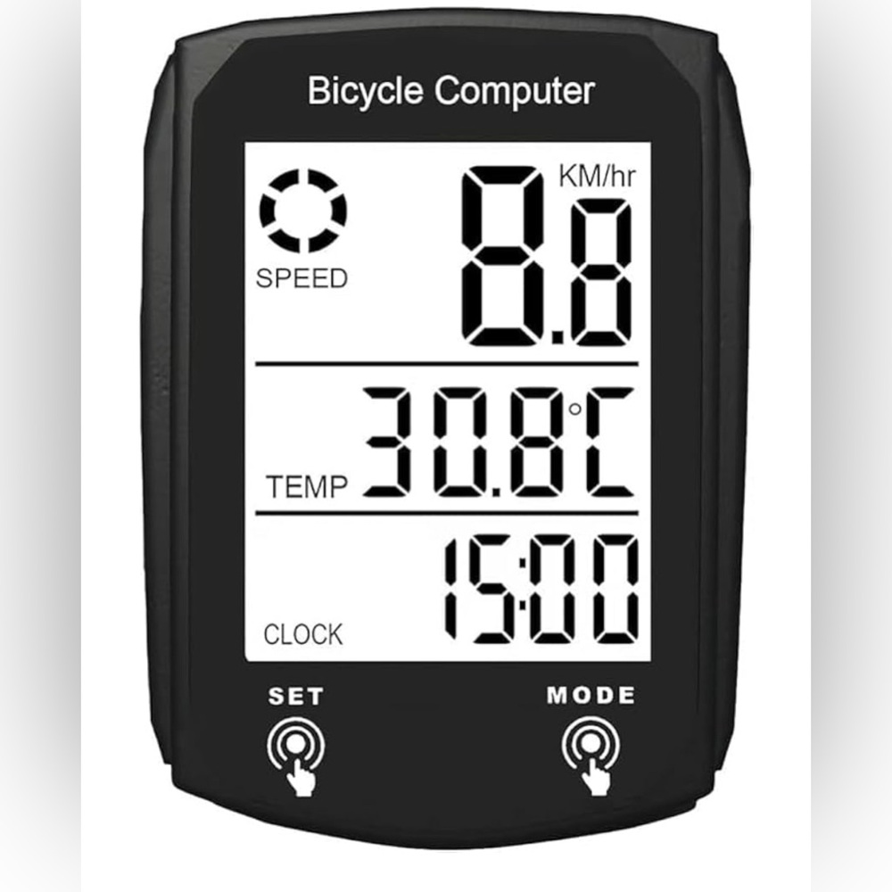 Cycling Computer Speed Sensor for Cycling Bike RPM Odometer Waterproof LCD